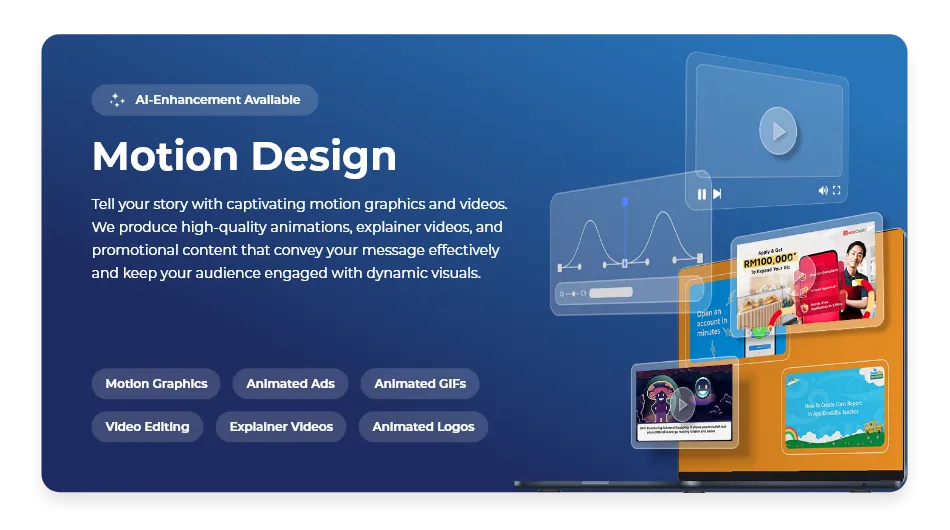 Motion design work by Brandripe